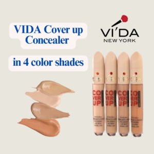 VIDA Cover up Concealer available in in 4 color shades | beauty and above 4 shades color of VIDA Cover up Concealer inner bottles