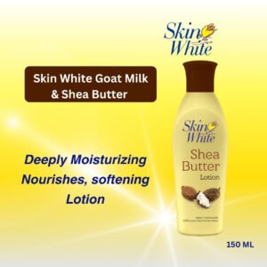 Goat Milk with Shea Butter Moisturizing lotion Skin White 150 ML | beauty and above a bottle of Goat Milk lotion With Shea Butter Moisturizing Lotion from Skin White brand