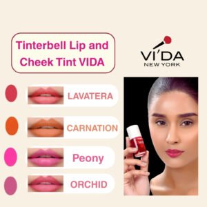post show all the 4 colors of TINTERBELL LIP and CHEEK, TINT VIDA