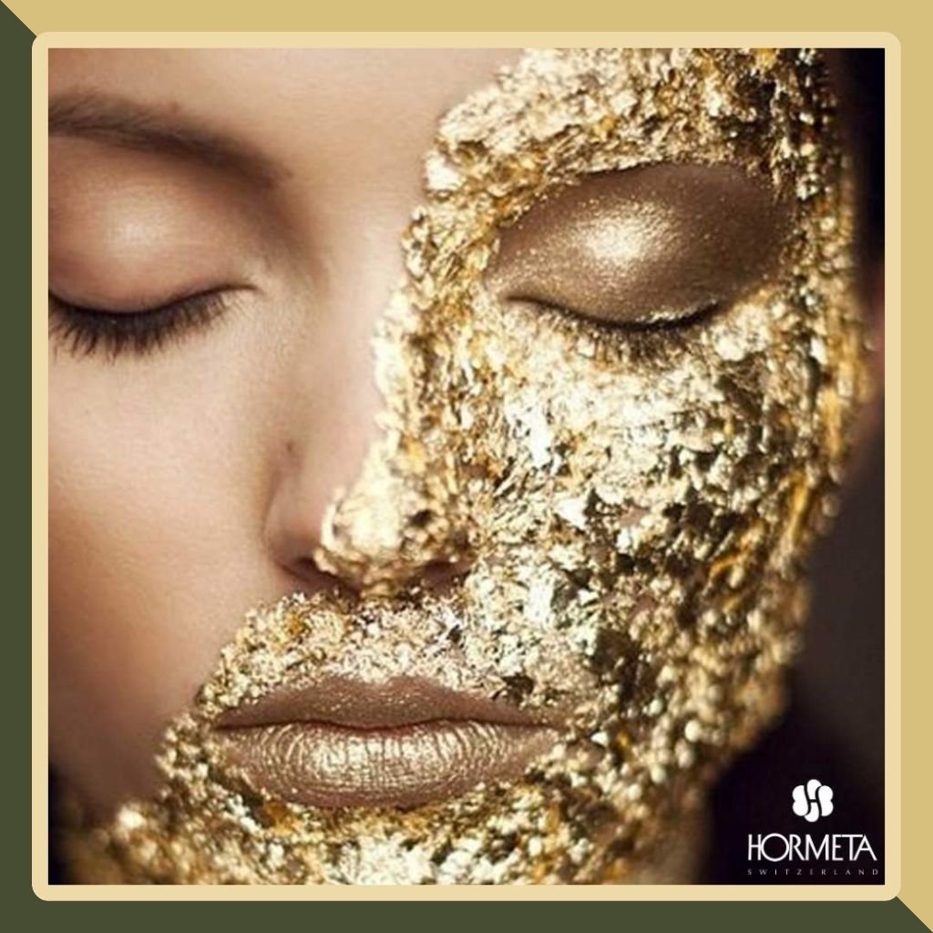 An array of diverse beauty products including skincare, makeup, and haircare items arranged on a light background.